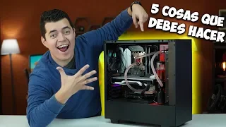 Después de armar tu Computadora debes hacer esto