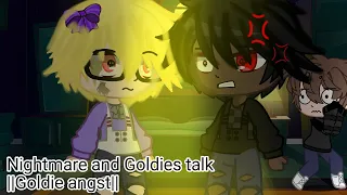 [Fnaf] Nightmare and Goldies talk... |Goldie angst| (Short video //skit//) ;Original?;