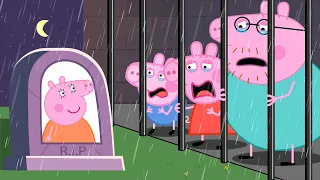 Sorry Mummy Pig, Daddy Pig Go To Prison | Peppa Pig Funny Animation