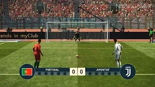 PORTUGAL vs JUVENTUS FC | Penalty Shootout | CR7 vs C.RONALDO | PES 2019 Gameplay PC