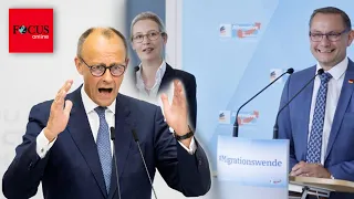 Umfrage-Schock für Merz - Union verliert weiter - jeder vierte Mann würde AfD wählen