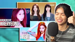 ITZY Artist of the Month videos: YEJI and CHAERYEONG + MIX & MAX Spotlight [reaction]