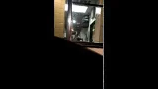 long wait at McDonald's while employees play with a dog