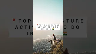 Top 5 Adventure Things To Do In INDIA 🇮🇳🪂 #best #top #adventure #activity #india #travel #tour#guide