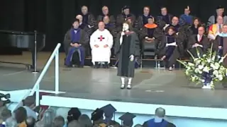 "Annie" -  Aileen Quinn sings Tomorrow at 2009 Monmouth University Commencement