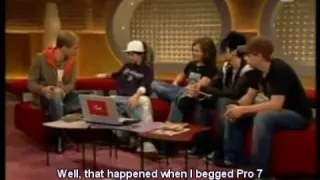 Sept 30 2005 Rent a Pocher Tokio Hotel Interview with English Subs!