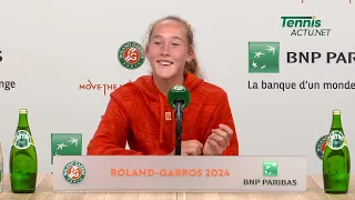 Tennis - Roland-Garros 2024 - Mirra Andreeva :  "I saw a ladybug... maybe this was a little sign"