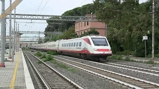 ETR 460 in livrea Frecciabianca in transito a Roma Ostiense