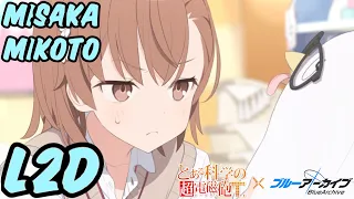 [Blue Archive] Misaka Mikoto L2D [ENG SUB]