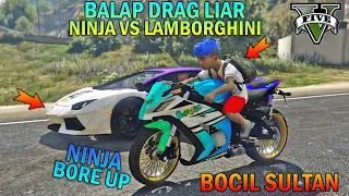 BOCAH SD BALAP LIAR NINJA VS LAMBORGHINI - GTA 5 SULTAN BOCIL
