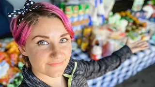 Once-a-month grocery haul for our large family and shop with me!