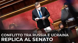 Ucraina, la replica del Presidente Draghi in Senato