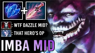 How To Make Dazzle Imba on Mid with Just 2 Items! Crazy All Team Hex Poison Most Imba Hero Dota 2