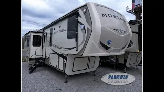 NEW PRICE!!!!!2019 Keystone Montana 3791 Fifth Wheel, 5 Slides, Raised Rear Den $59,900