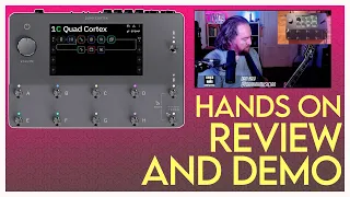 Neural Quad Cortex HANDS ON DEMO & REVIEW!!  Real world setup for working musicians