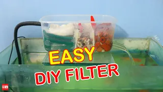 Build a Aquarium Filter At Home - DIY Aquarium Filter