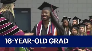 North Texas 16-year-old becomes youngest Texas Woman’s University graduate