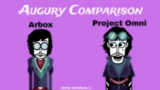 The Comparisons between Augury (Project Omni) and Augury (Arbox)