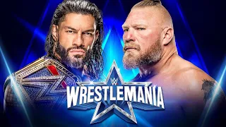 Brock Lesnar Vs Roman Reigns Wrestlemania 38 -  Roman Reings Vs Brock Lesnar Full Match 2022