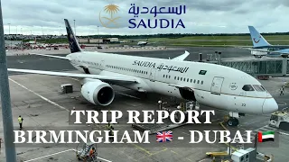 SAUDIA AIRLINES BOEING 787-9 | (BHX)BIRMINGHAM🇬🇧 -DUBAI(DBX)🇦🇪VIA JEDDAH 🇸🇦