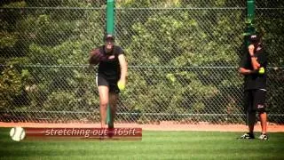 Jaeger Sports' Monica Abbott Jband/Long Toss Demo