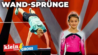 Burpee-Wand-Sprünge: Olympiasieger vs. Adela (9) | Klein gegen Groß