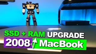 2008 MacBook (A1278) in 2020 - Solid State Drive and RAM Upgrade + Spray Paint Job!