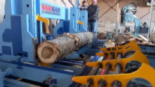 FIMAKSAN Double Cut Saw (Tandem) & Carriage (Video 124 )