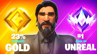 Gold To Unreal World Record Speedrun (Fortnite Ranked)