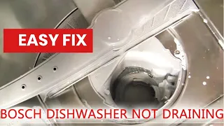 ✨ BOSCH DISHWASHER-WATER LEFT AT END OF CYCLE-FIXED ✨