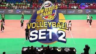 NCAA Women's Volleyball Letran vs. Benilde (Second Set) | NCAA Season 99