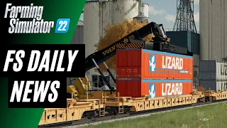 FS NEWS! BIG Lizard Containers Update, John Deere AMT 600, Plus 118 Mod Testing List