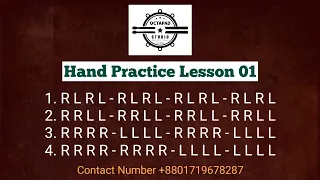 HOW TO SPEED UP HAND | DRUMS & OCTAPAD LESSON | ANURAG SANU | HAND PRACTICE LESSON 001