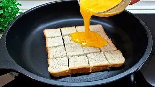 Pour eggs onto the bread and you will be amazed by the results! Simple and delicious