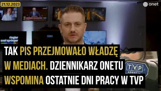 Tak PiS przejmowało władzę w mediach. Dziennikarz Onetu wspomina ostatnie dni pracy w TVP