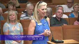 City Council Voting Meeting - July, 13, 2021