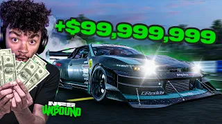 Need for Speed Unbound but I have $99,999,999...