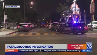 Man shot and killed in Hawthorne