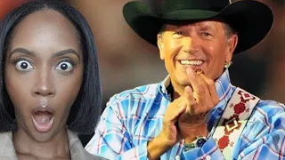 FIRST TIME REACTING TO | GEORGE STRAIT "THE COWBOY RIDES AWAY" REACTION