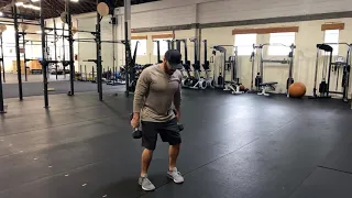 Dumbbell Clean and Jerk