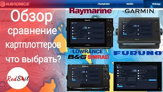 Краткий обзор, сравнение B&G, Raymarine, GARMIN, FURUNO, SIMRAD, LOWRANCE.