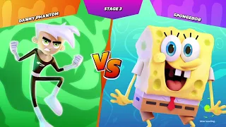 Nickelodeon All-Star Brawl_Danny Phantom Sweep and Helga Sweep