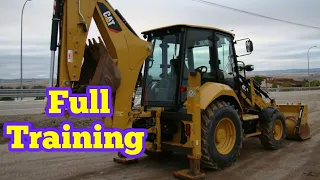 JCBTraining# How to Operate Caterpillar Backhoe Loader || JCB Full Training in Hindi Urdu