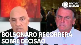 Bolsonaro vai recorrer de decisão sobre inserções