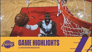 HIGHLIGHTS | LeBron James (18 pts, 7 ast, 7 reb) vs Houston Rockets