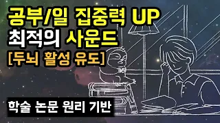 ⚡️📝 집중력과 작업 능률 향상에 최적화된 두뇌 활성 사운드, 울트라디안 생체리듬 기반 주의집중력 사이클 원리 (수면 사이클에 대응하는 각성 사이클) [이어폰 권장]