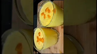 World's most easiest recipe 😋 | How to make mango lassi #youtubeshorts #viral #summer