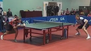 Vasiliy LAKEEV vs Vyacheslav KRIVOSHEEV FINAL Moscow Championships 2014 Table Tennis Table Tennis