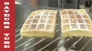 How to make Wafles with The French Baker TV Chef Julien from Saveurs in Dartmouth UK