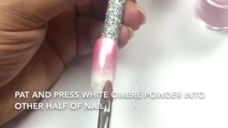 NEW from Lecenté - Pink & White Ombré Powder